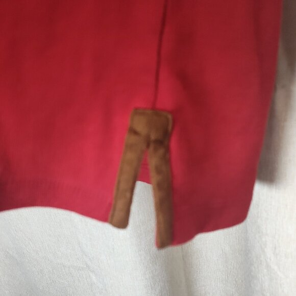 CLEARANCE SALE Lauren Ralph Lauren Womens Plus Size 2X Sweater Red Knit Pullover - Picture 6 of 9